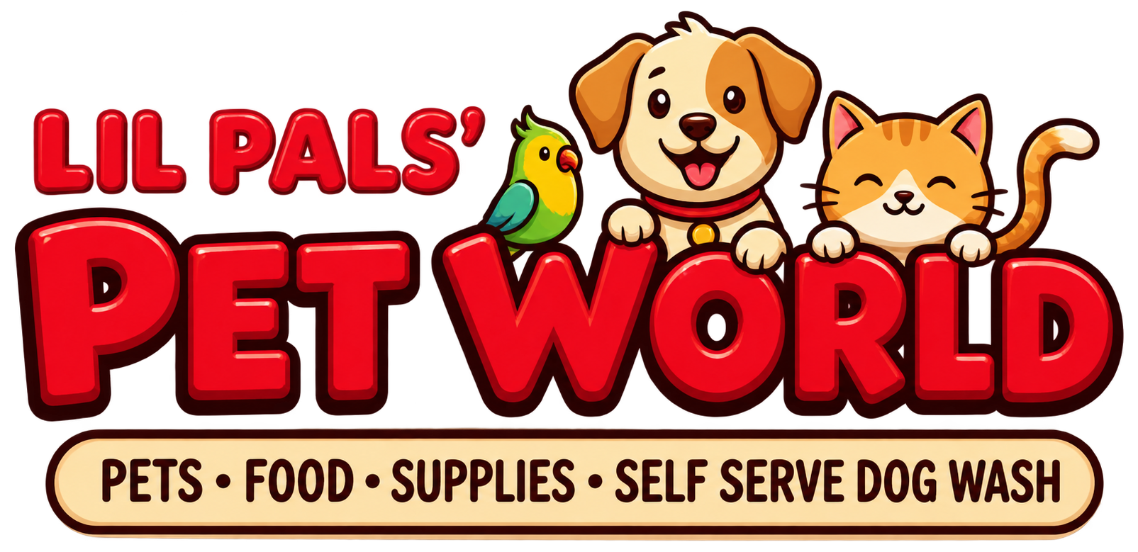 Lil Pals' Pet World - Pets, Food, Supplies, Self Serve Dog Wash